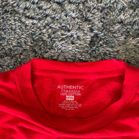 Authentic Classics Rare Retro Kicks Air Jordan History 3XL Red Shirt - Picture 4 of 4